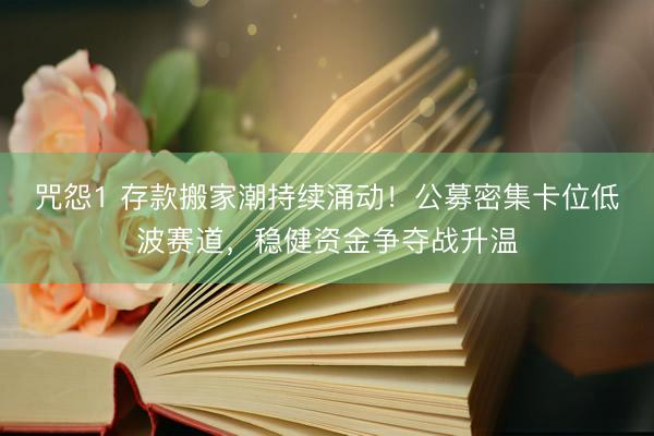 咒怨1 存款搬家潮持续涌动！公募密集卡位低波赛道，稳健资金争夺战升温